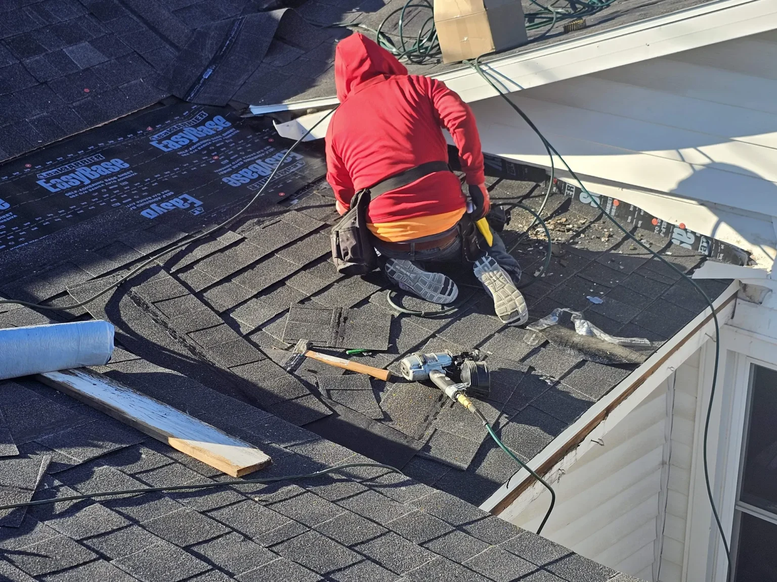 New residential roofing installation completed by Liberty Contractors in Nebraska.