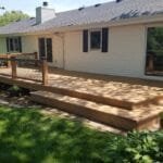 Beautiful decking installed by Liberty Construction
